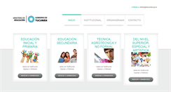 Desktop Screenshot of padrones.educaciontuc.gov.ar