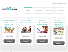 Tablet Screenshot of padrones.educaciontuc.gov.ar